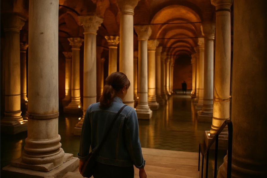 Cover of the article: Şerefiye Cistern: How to Visit the Basilica in 2026