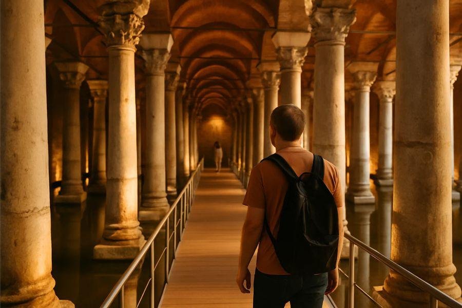 Cover of the article: Exploring the Theodosius Cistern in Istanbul