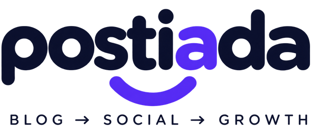 Postiada — blog, social, growth
