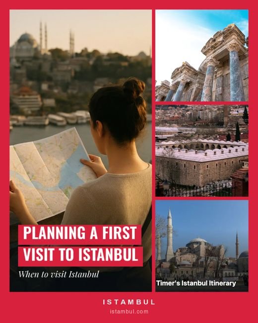 Planning a first visit to Istanbul — grid collage