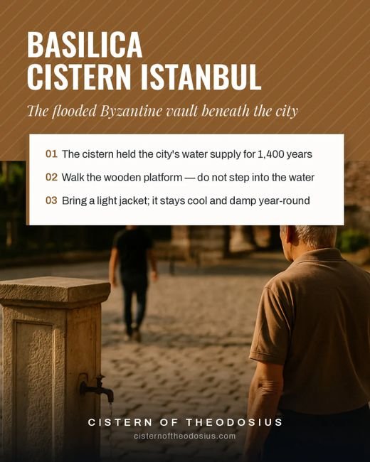 Basilica Cistern — rules card